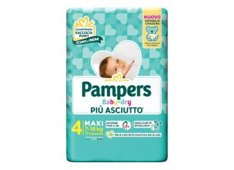 Pampers baby dry pannolino downcount maxi 17 pezzi