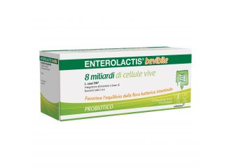 Enterolactis Bevibile Integratore Fermenti Lattici Vivi 12 Flaconcini 10 ml