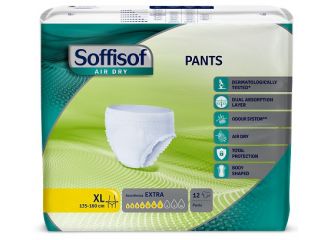 Pannolone soffisof air dry pants extra extra large 12 pezzi