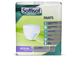 Pannolone soffisof air dry pants maxi medium 8 pezzi