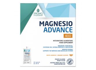 Magnesio advance 400 20 pouch da 30 ml