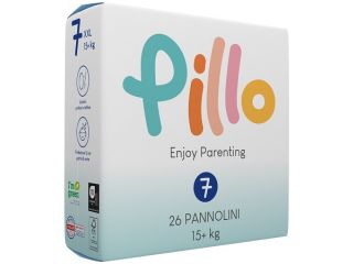 Pillo enjoy pannolini xxl 15+ kg taglia 7 26 pezzi