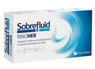 Sobrefluid rinoneb dispositivo nebulizzatore + siringa luer  lock da 50 ml + agocannula per prelievo soluzione