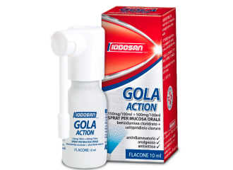 Iodosan Gola Action Spray per Mucosa Orale 10 ml