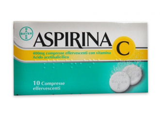 Aspirina c 10 compresse effervescenti 400+240mg