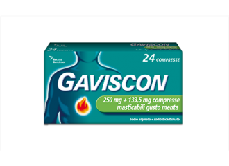 Gaviscon*24cpr ment250+133,5mg
