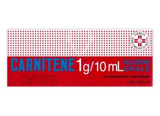 Carnitene 1g/10 ml 10 flaconcini soluzione orale