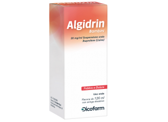 Algidrin Sciroppo Ibuprofene Febbre e Dolore Bambini 20mg/ml 120 ml