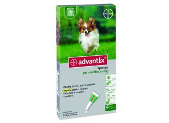 Advantix spot on4pipette 0,4ml per cani fino a 4kg