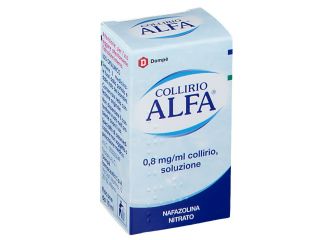 Collirio alfa gocce oculari 10 ml 0,8mg/ml
