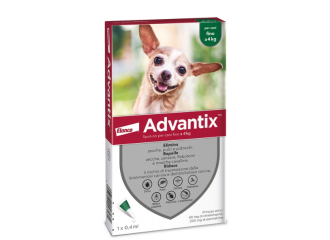 Advantix Spot-On Cani Fino a 4 Kg 1 Pipetta Monodose 0,4 ml