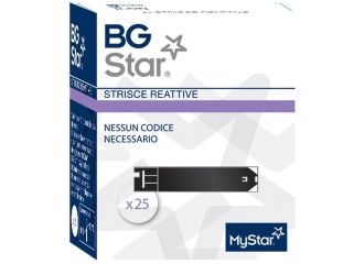 BGStar Strisce Reattive Glicemia 25 Pezzi