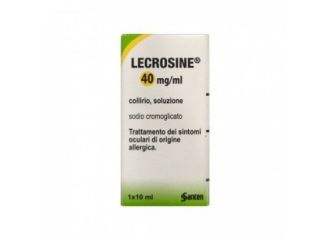 Lecrosine collirio 40mg/ml 10ml