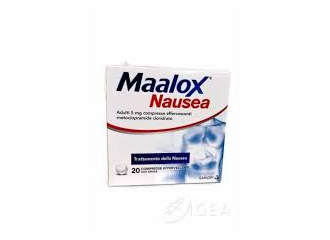 Maalox nausea 20 compresse effervescenti 5mg