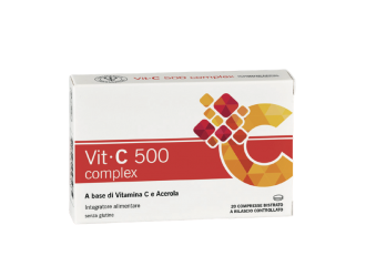 Vit C 500 Complex Integratore di Vitamina C 20 Compresse