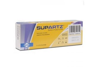 Siringa preriempita intra-articolare supartz acido ialuronico 25 mg 2,5 ml 1 pezzo