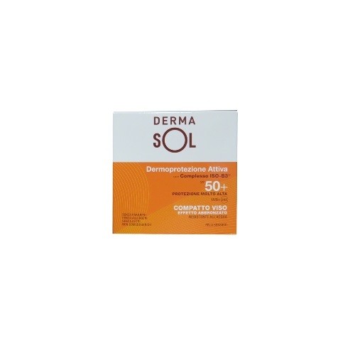 Dermasol fondotinta compatto viso colorito abbronzato