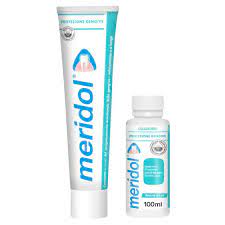 Meridol dentifricio 75 ml + collutorio 100 ml