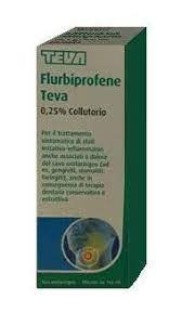 Flurbiprofene colluttorio 160ml teva