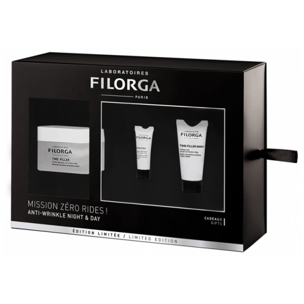 Filorga basic coffret time 2021 - time filler 50 ml - time filler eyes 4 ml - filler night 15 ml