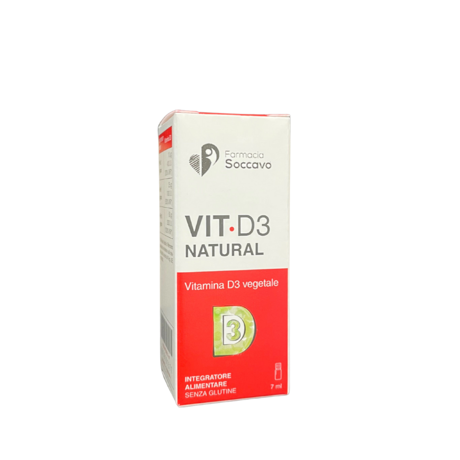 Vit D3 Natural Integratore Di Vitamina D Per Adulti E Bambini 7 ml