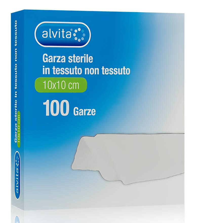 Alvita Garza Sterile 10X10 cm 100 Pezzi