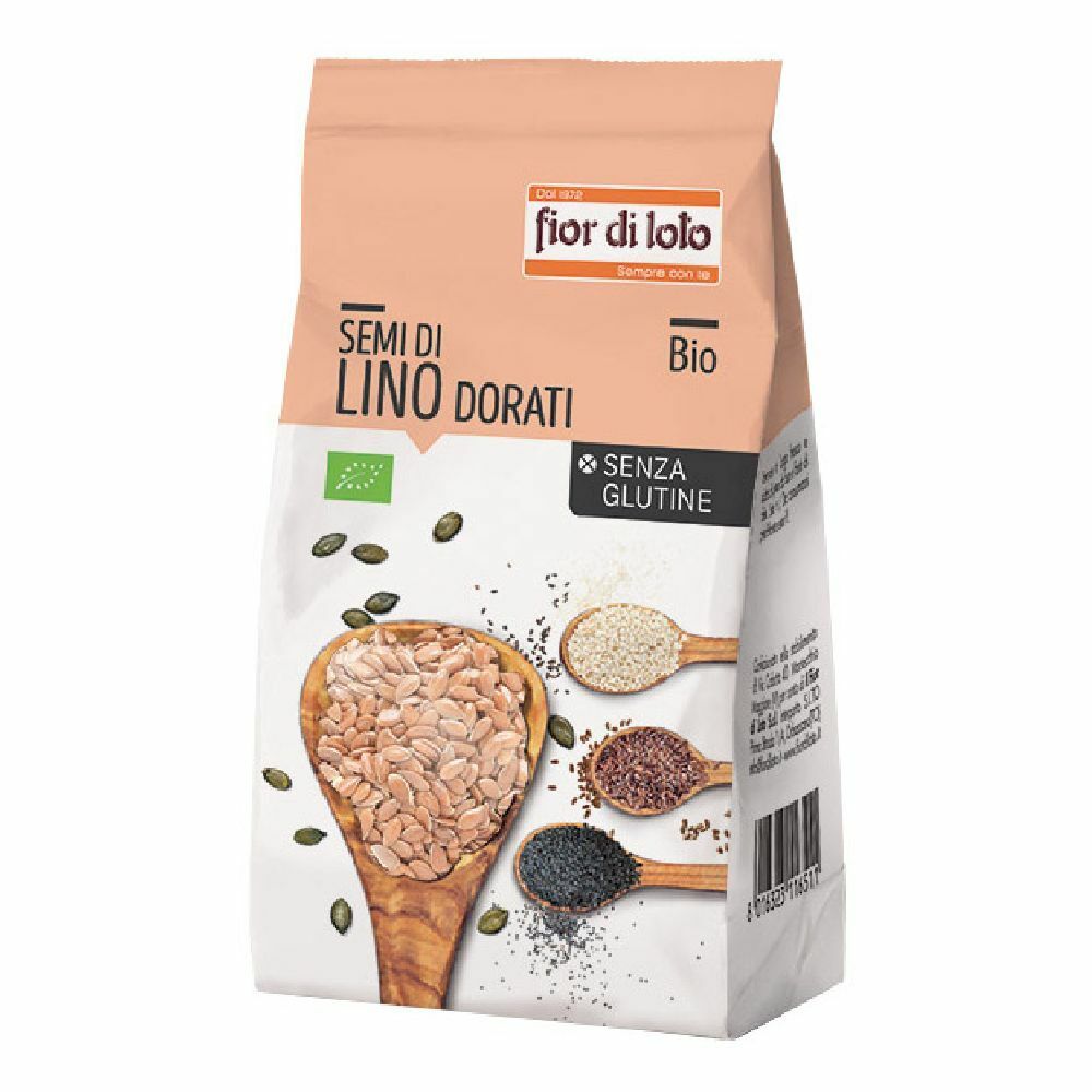 Semi di lino dorati italiani