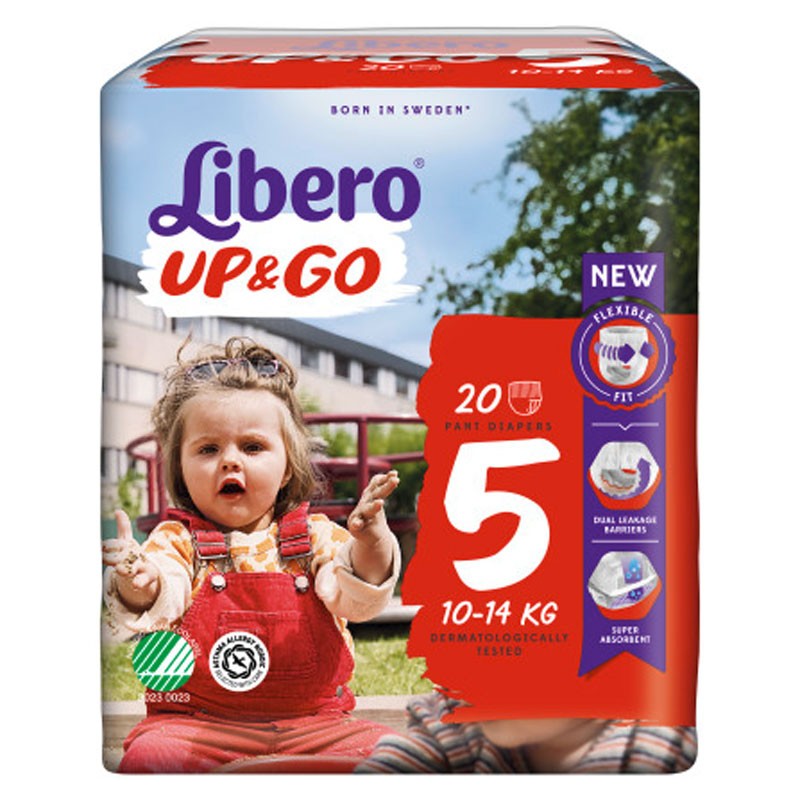 Libero up&amp;go 5 pannolini 10-14 kg 20 pezzi