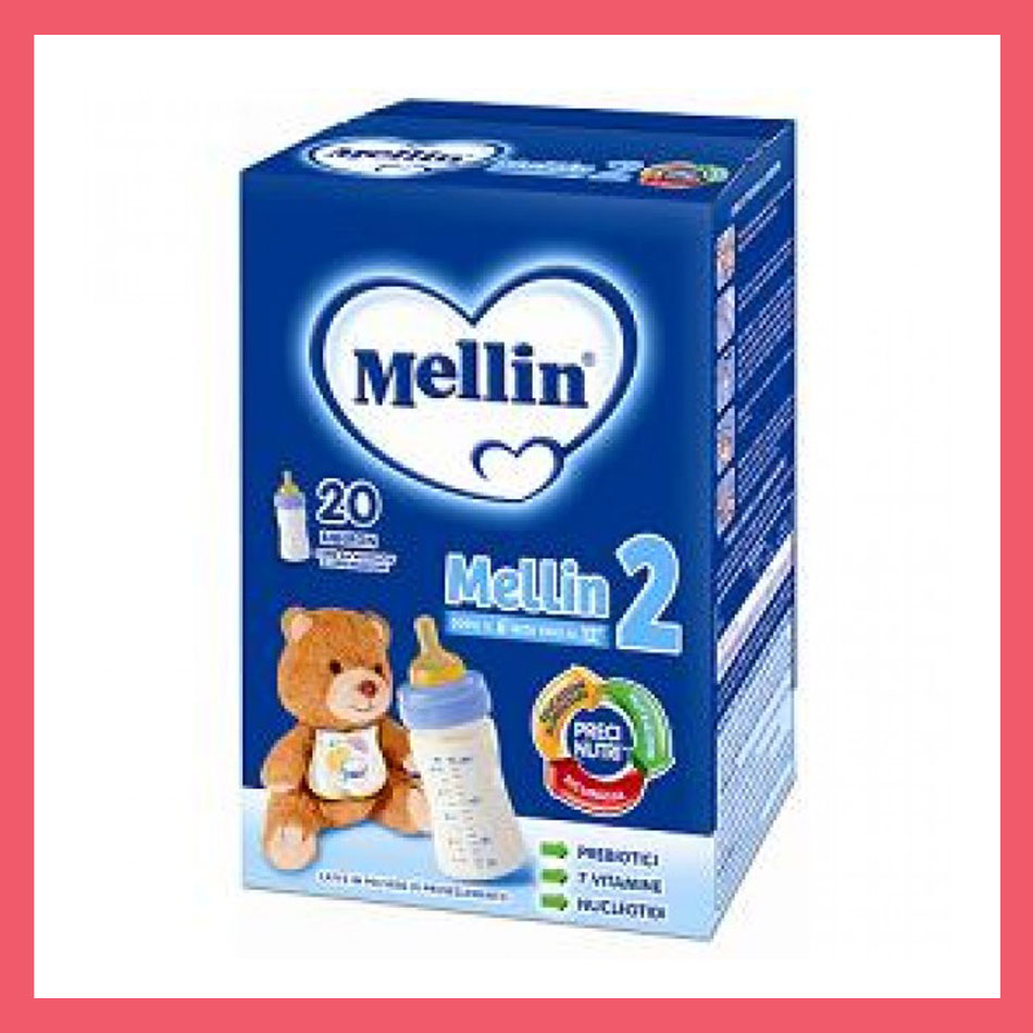 Mellin 2 latte in polvere 700 grammi