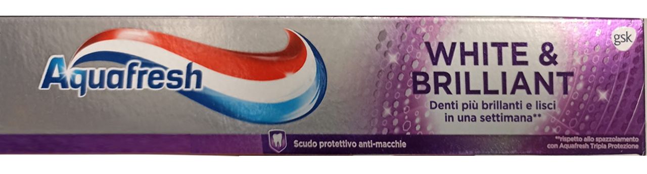 AQUAFRESH DENTIFRICIO 75ML WHITE&BRILLANTE
