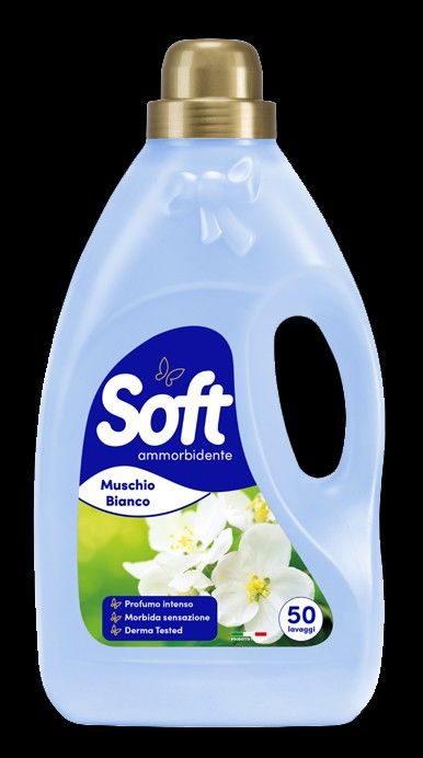 SOFT - Muschio Bianco - Ammorbidente Per Il Bucato 2,75 L