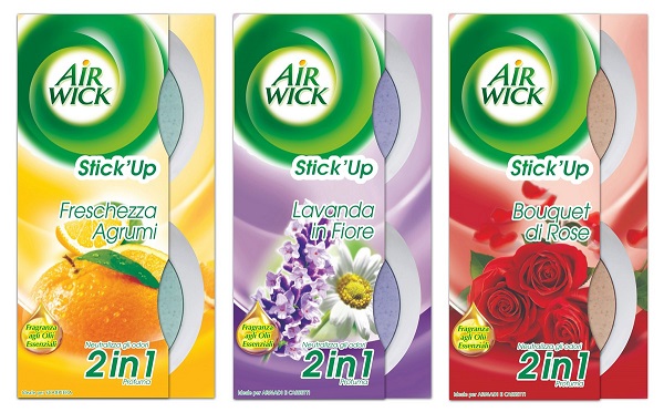 AIR WICK - Stick'Up Deodorante In Gel Per Armadi - Fragranze Assortite