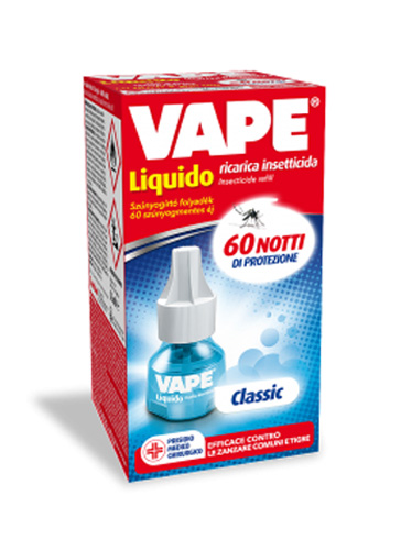 VAPE Classic Ricarica Insetticida Antizanzara 30 Ml