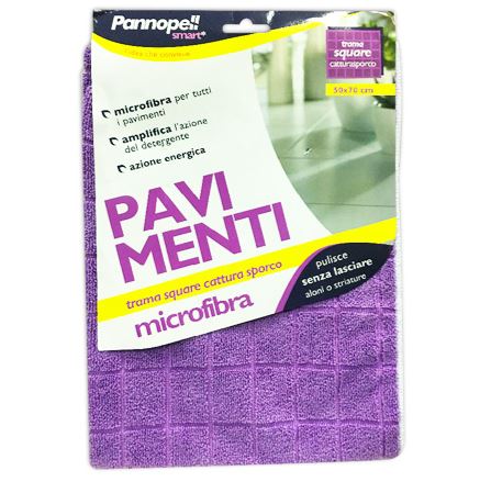 PANNOPELL PAVIMENTO 50X70 MICROFIBRA QUADRI