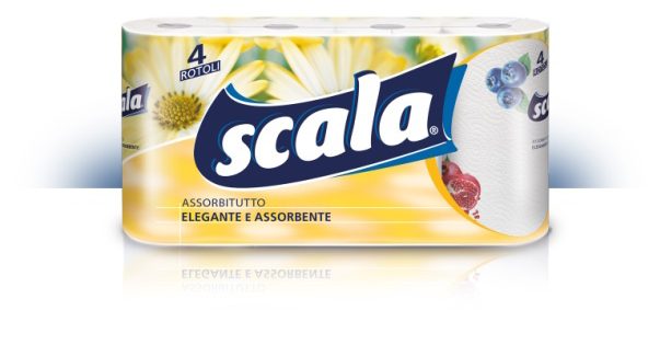 SCALA - Asciugatutto - Carta Assorbente Trapuntata 4 Rotoli