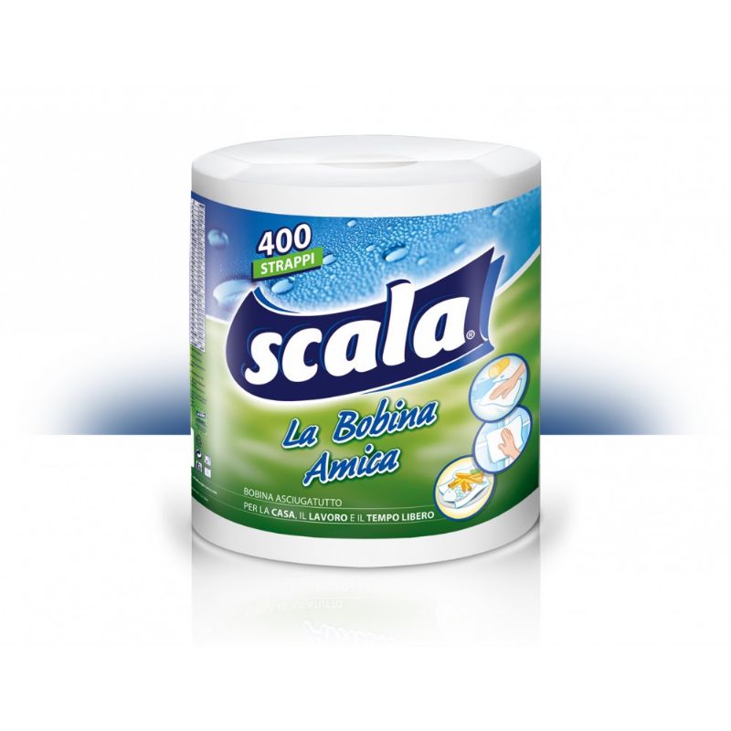 SCALA - Bobina Amica - Carta Assorbente 400 Strappi