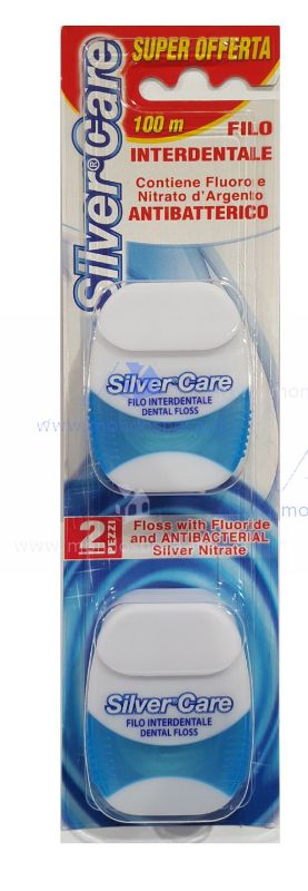 PIAVE FILO INTERDENTALE SILVER CARE 2PEZZI