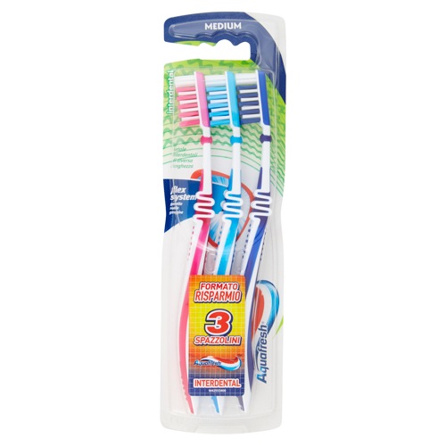 AQUAFRESH SPAZZOLINO FLEX INTER TRIPACCO
