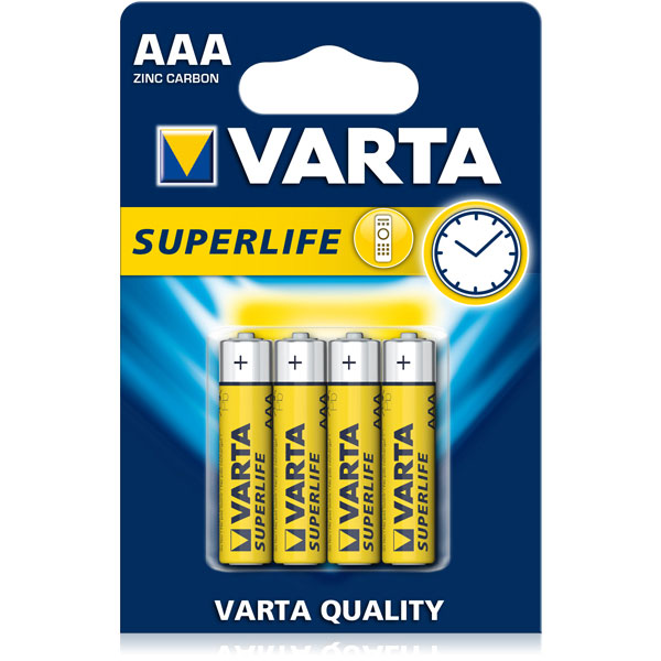 VARTA SUPERLIFE MINISTILO 4PEZZI