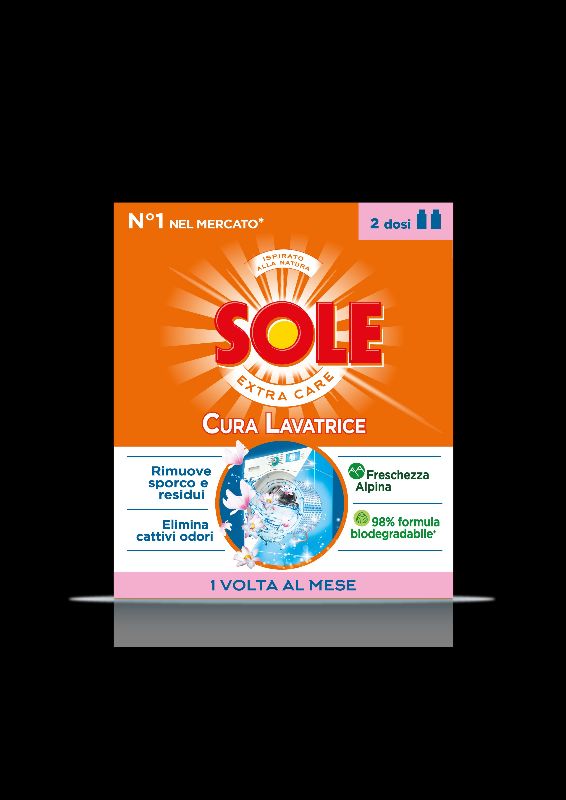 SOLE - Cura Lavatrice - Trattamento Per La Lavatrice 2x250 Ml