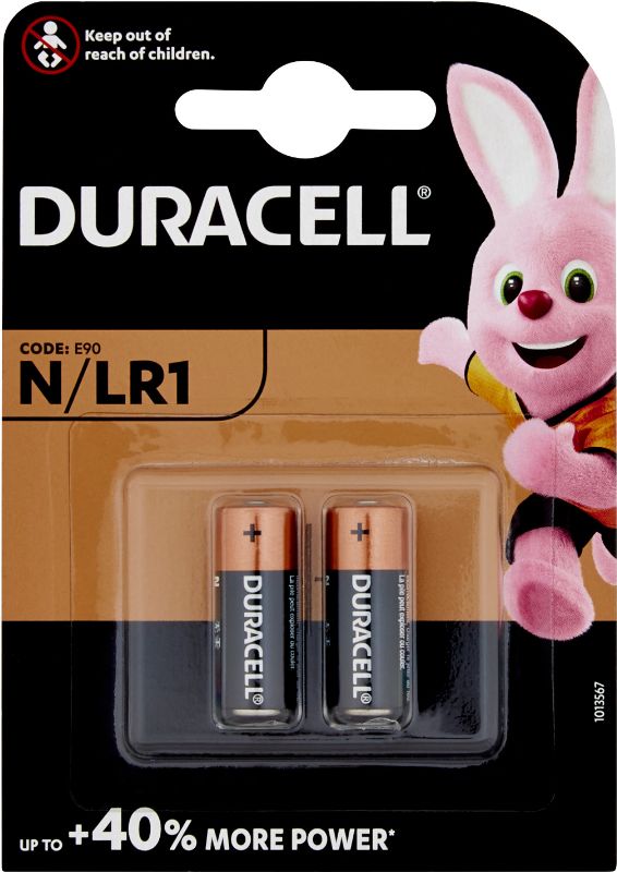 DURACELL SECURITY PILA 1,5VOLT 2PEZZI -N