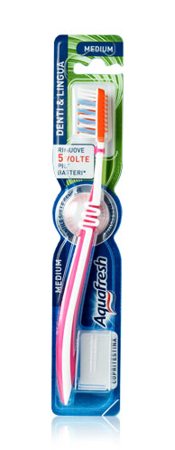 AQUAFRESH SPAZZOLINO FLEX DENTI&amp;LINGUA