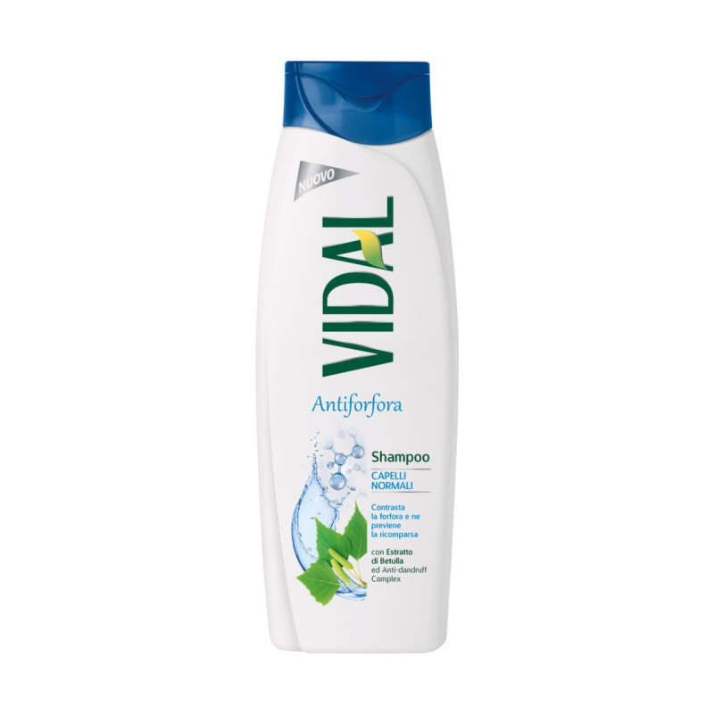 VIDAL - Shampoo antiforfora per capelli normali 250 ml