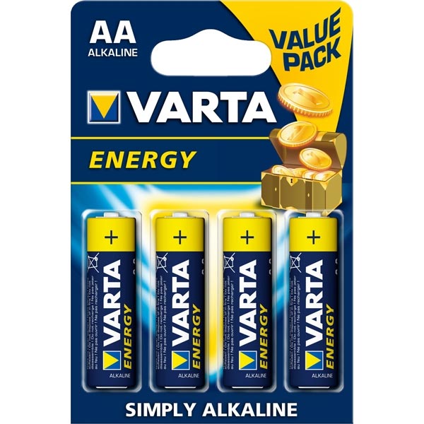 VARTA ENERGY STILO X 4 ALCALINA