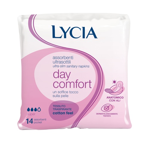 Lycia Comfort Giorno Ultra Con Ali 14 Pezzi