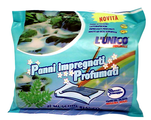 MONTRASIO - L'Unico Originale Muschio Bianco - 20 Panni Catturapolvere