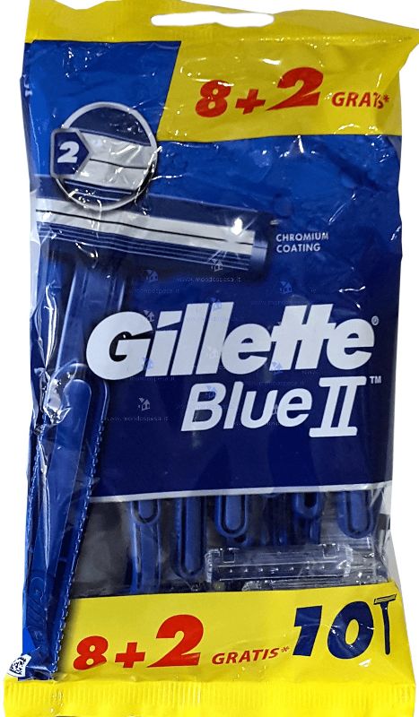 GILLETTE BILAMA BLUE II X 10