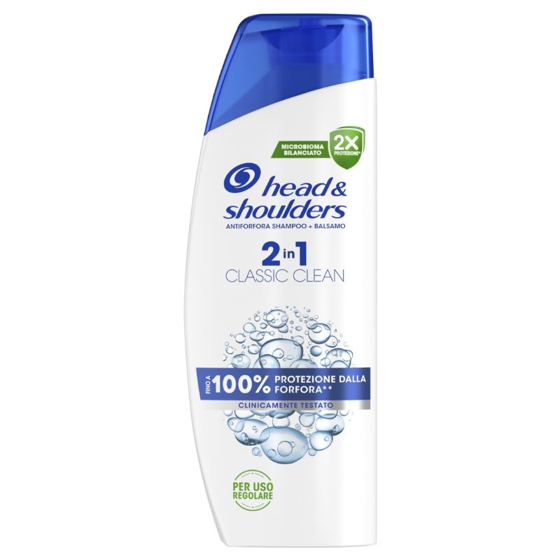 HEAD &amp; SHOULDERS - Classic Clean 2In1 - Shampoo &amp; Balsamo Antiforfora 250 Ml