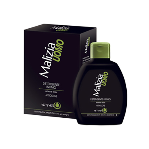 Malizia Detergente Intimo Uomo Vetyver Antiodore 200 ml