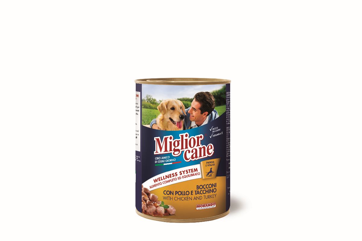 Migliorcane Bocconi 405Gr Pollo/Tacchino